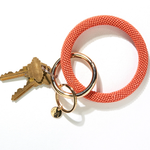 Ink + Alloy Coral Seed Bead Key Ring