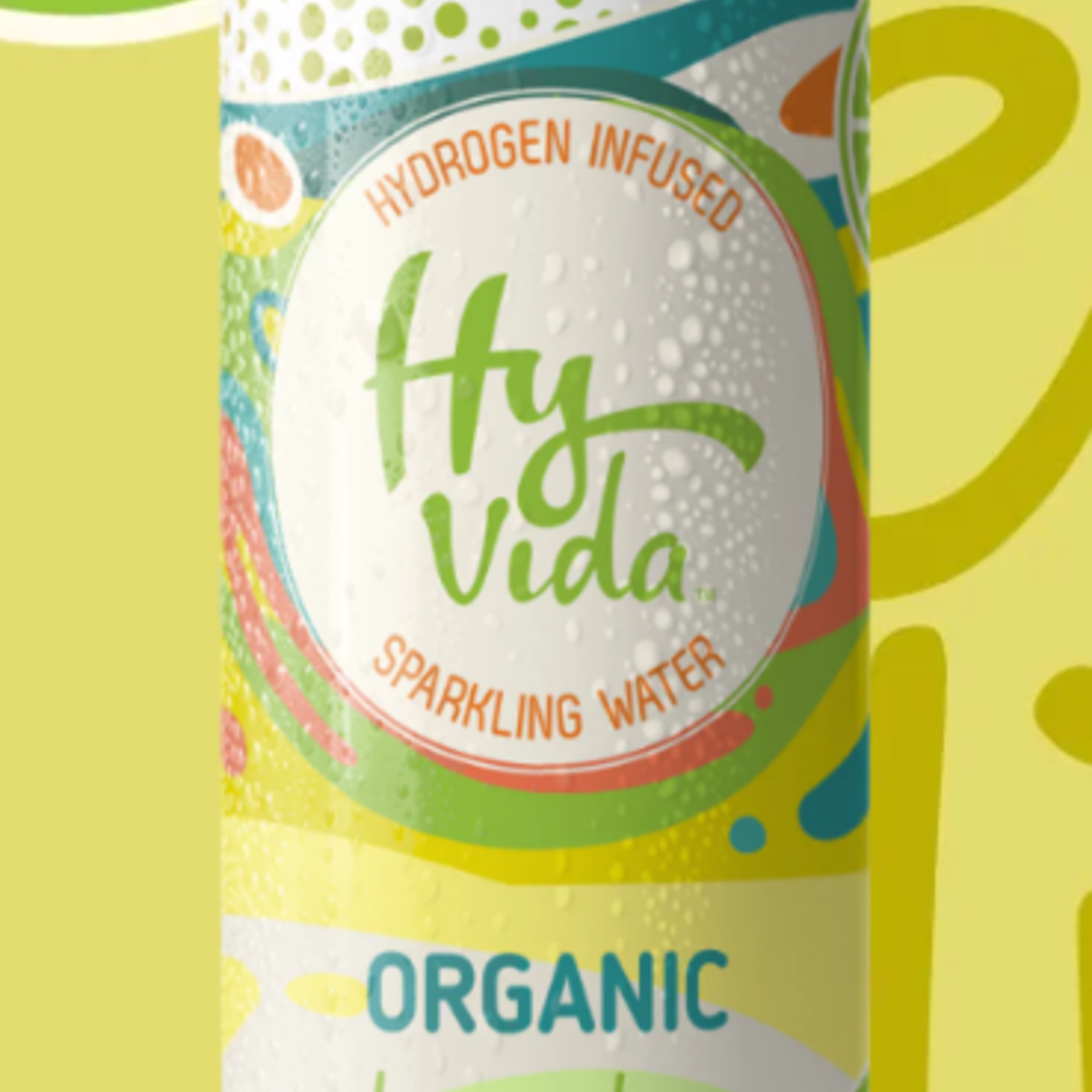 Hy Vida Organic Lemon-Lime sparkling water