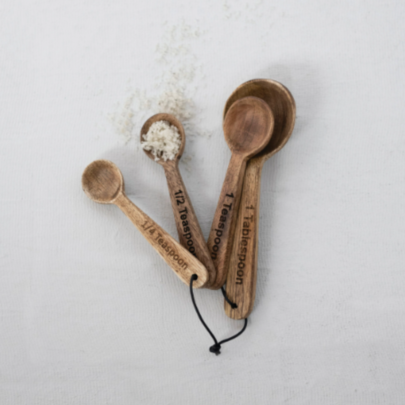 creative Co-op Mango Wood Measuring Spoons