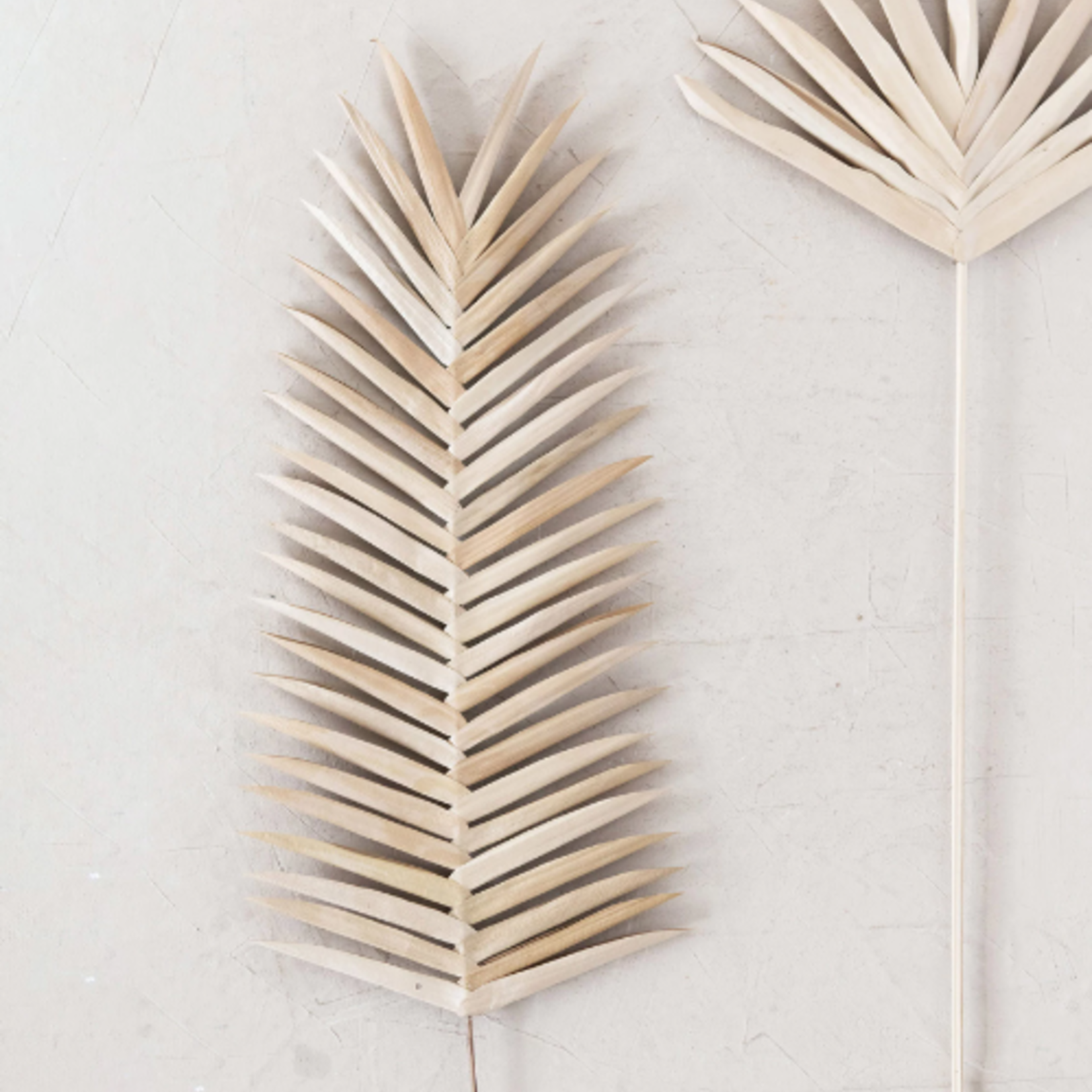 creative Co-op Handmade Palm Buri Palm Pick in Natural