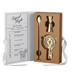 Santa Barbara Design Studio Barware Gold Book Box