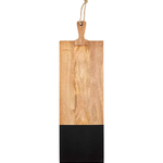 mud pie Black One Stripe Serving Board