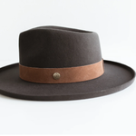 Gigi Pip Echo Park Fedora Hat-dark earth