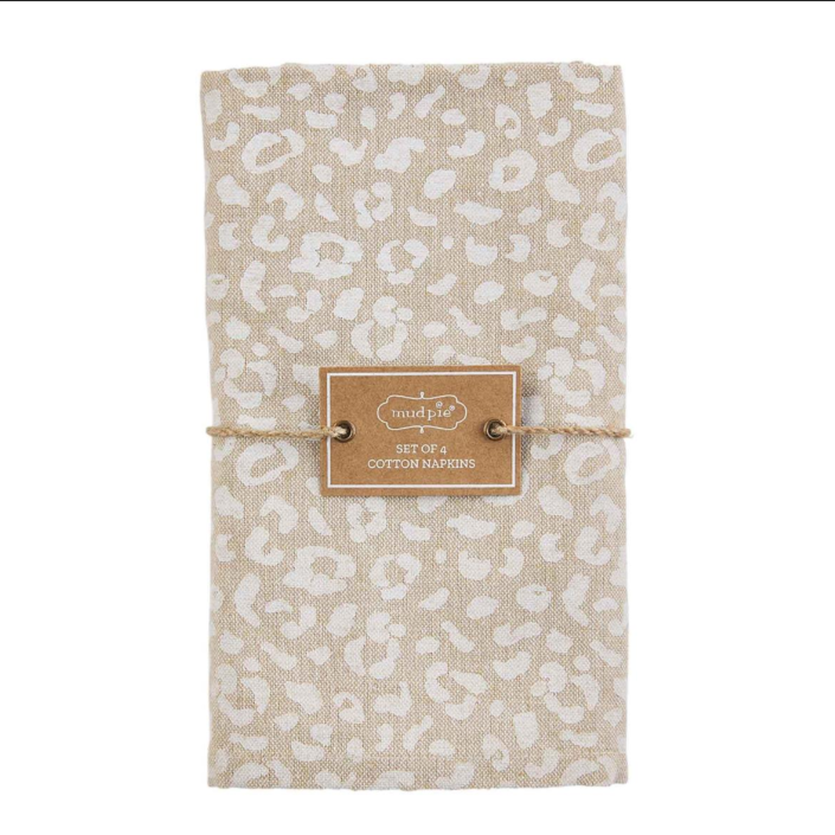 mud pie CHEETAH PRINT NAPKIN SET