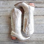 Junk Gypsy JUNK GYPSY BY LANE WOMEN'S NIGHTHAWK WESTERN BOOTS - SNIP TOE Champagne Metallic