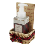 mud pie Red Check Soap Napkin Set