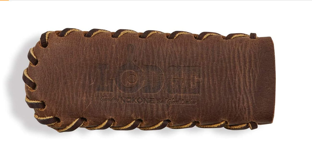 Lodge Cast Iron Nokona Leather Handle Mitt, Sprial Stitched