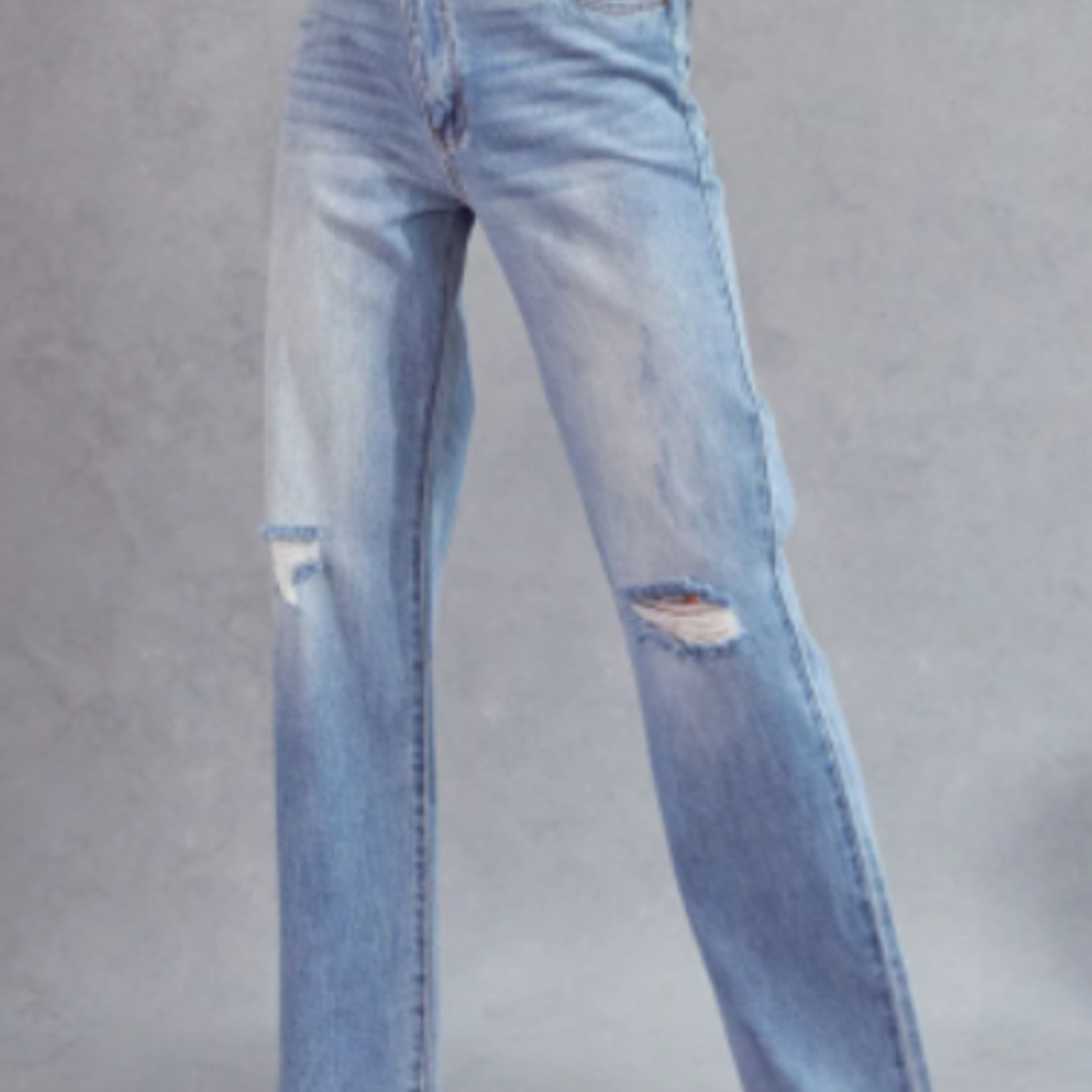 High Rise 90's Straight Leg Jeans - The Arrangement