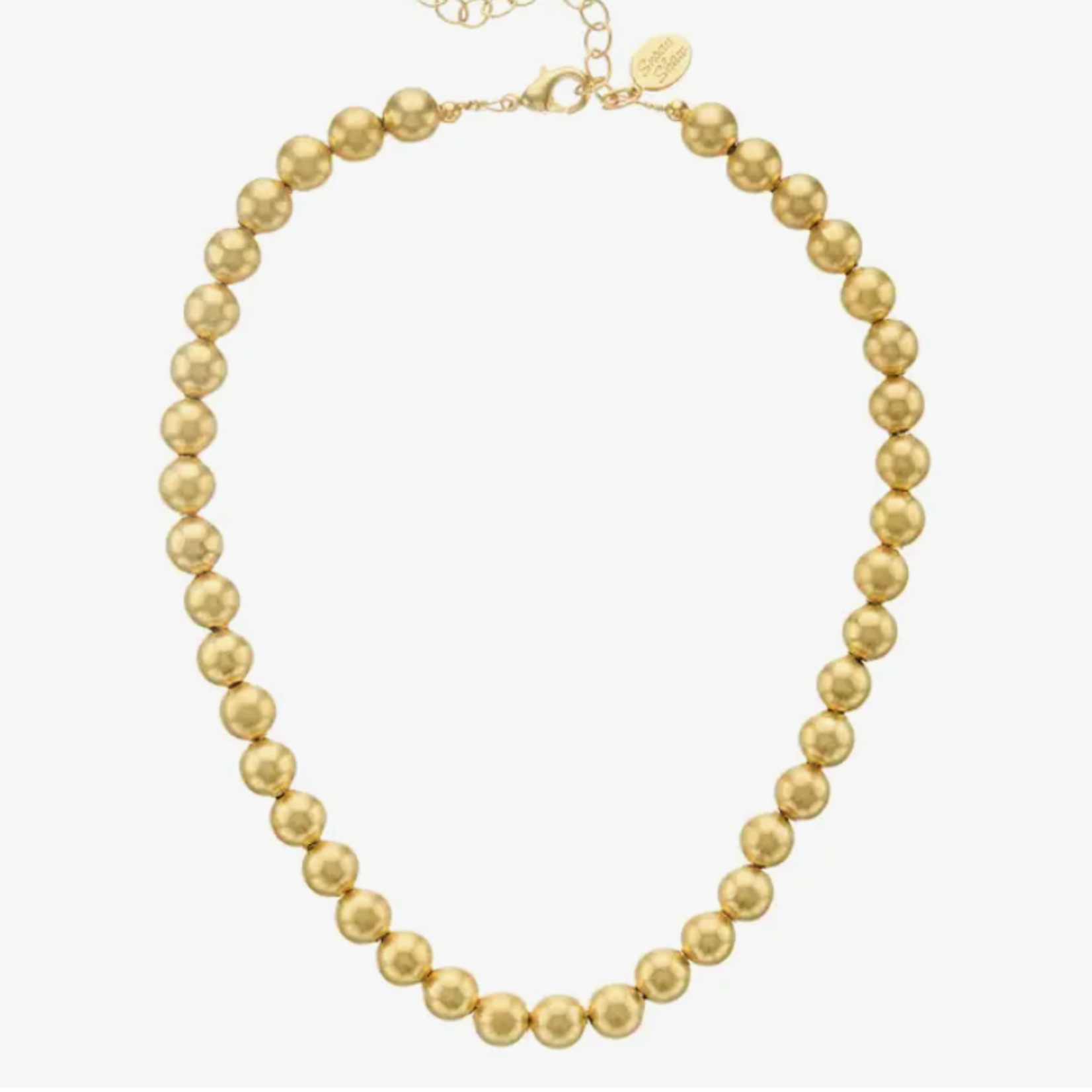 susan shaw Mini Margaret Gold Bead Necklace
