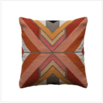 creative Co-op 20" Square Woven Cotton Pillow w/ Chevron pattern