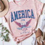 HRTandLUV 1776 America Mineral Graphic Tee