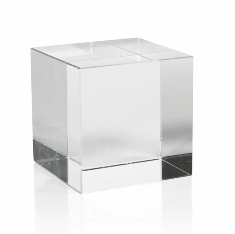 Crystal Glass Cube-Small