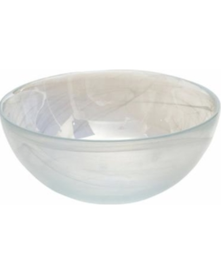 Clear White Pearl Bowl