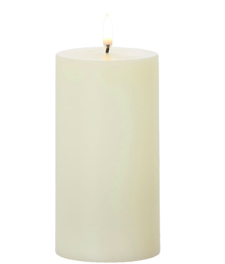 3" x 7" Ivory Pillar Candle