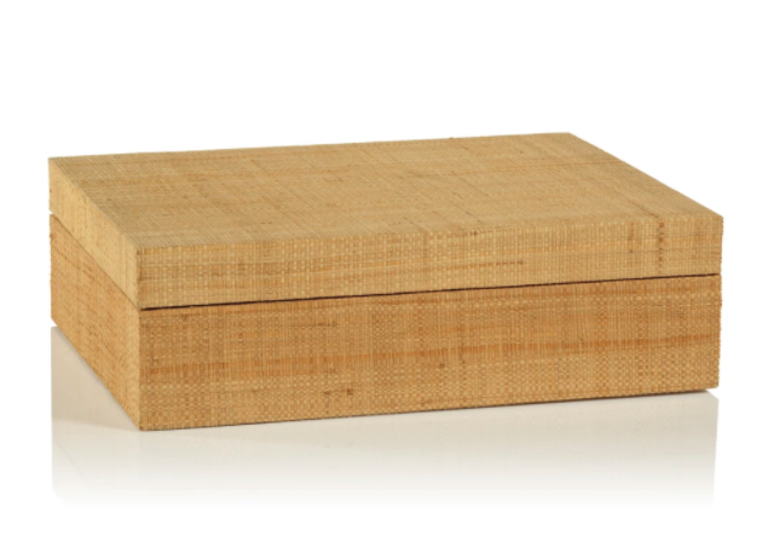 Bungalow Grasscloth Box | Extra Large