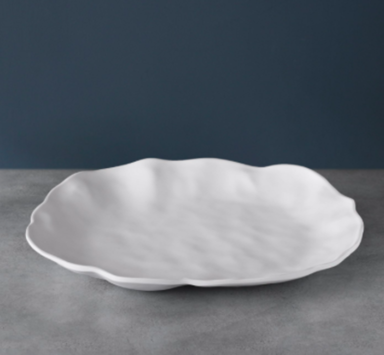 Vida Nube Large Oval Platter | White