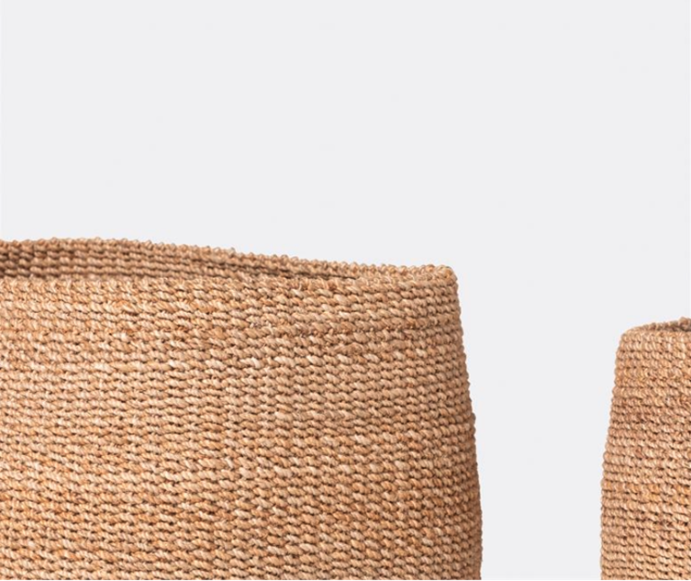 Palben Natural Abaca Fiber Basket | Small