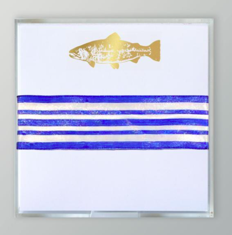 Gold Foil Paddie | Fish