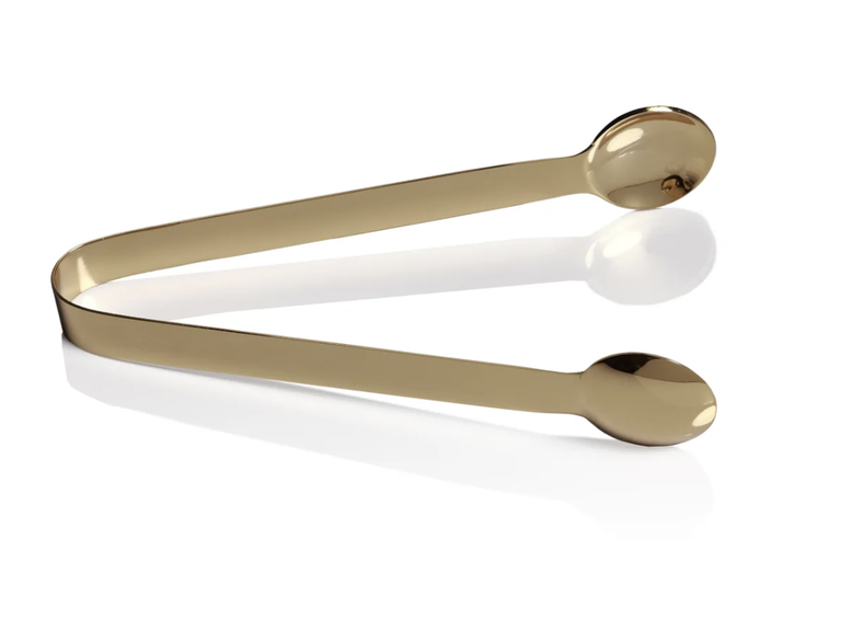 Alessia Gold Ice Tongs