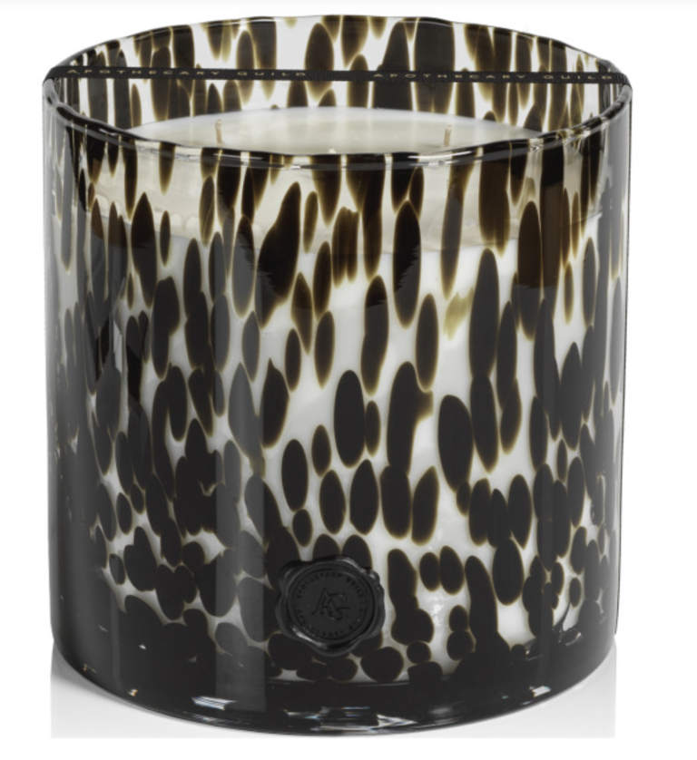 AG Opal Glass 5 Wick Candle Jar | Black Fig Vetiver