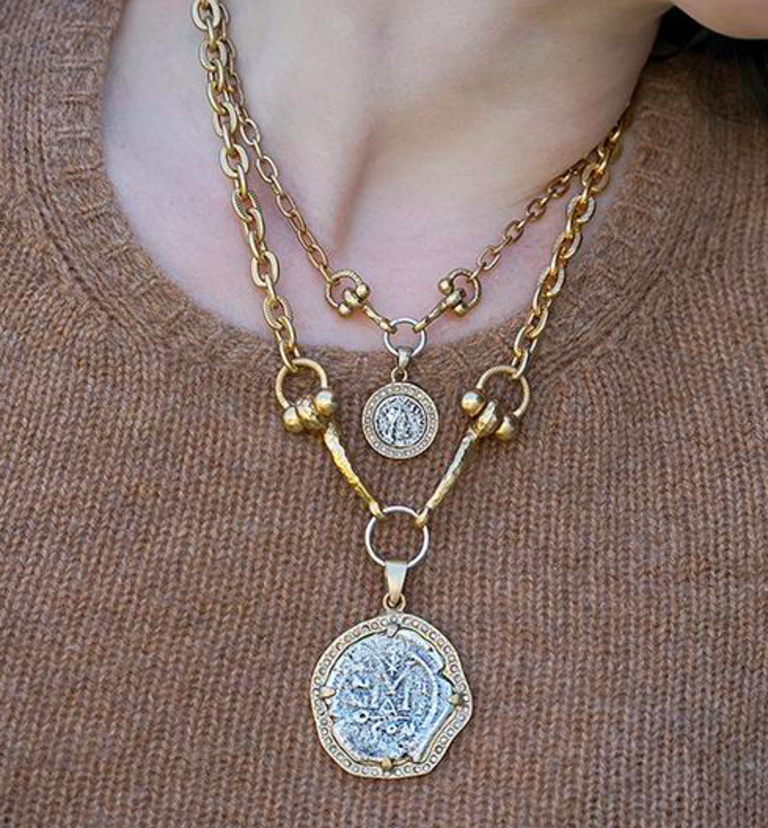 Gold Molat Necklace