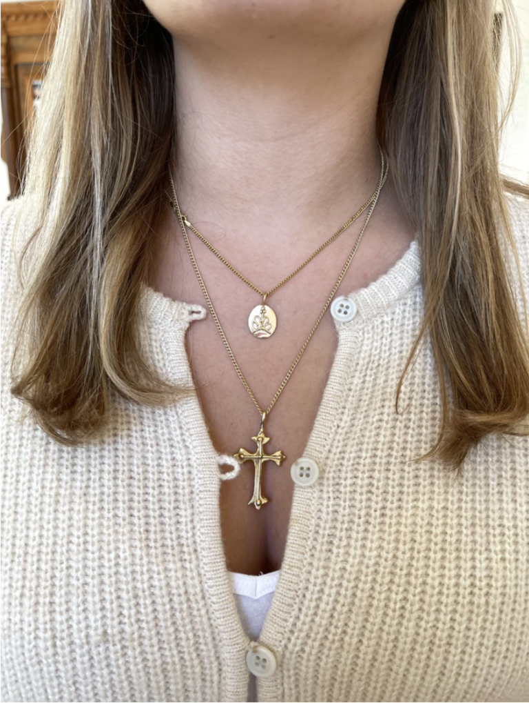 Avery Cross Necklace