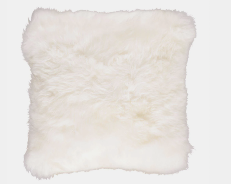 New Zealand Sheepskin Pillow | Ivory | 20x20