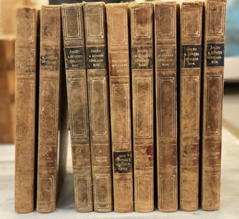 Antique Leather Books | 9 Volumes