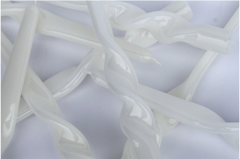 Ice White Twisted Taper Candles | 3 Pack