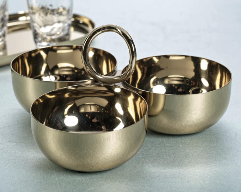 Aperitifs Cocktail Condiment Bowl Set | Gold