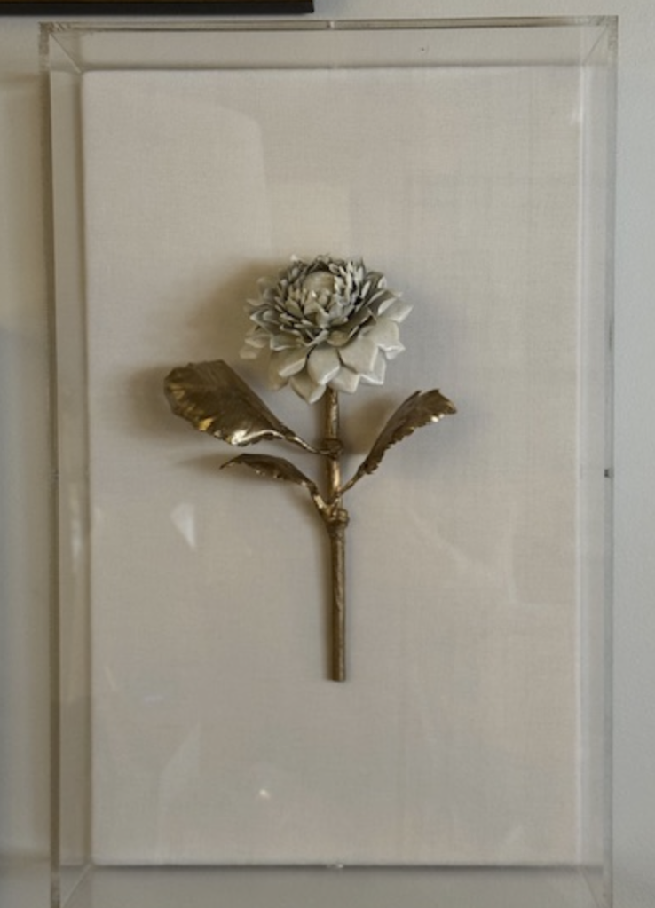 Karen Davis Karen Davis | Dahlia Blooming Flower in Acrylic Box | 10x16