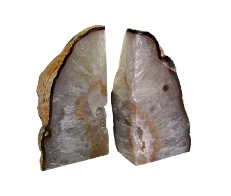 Agate Bookend Pair | Large