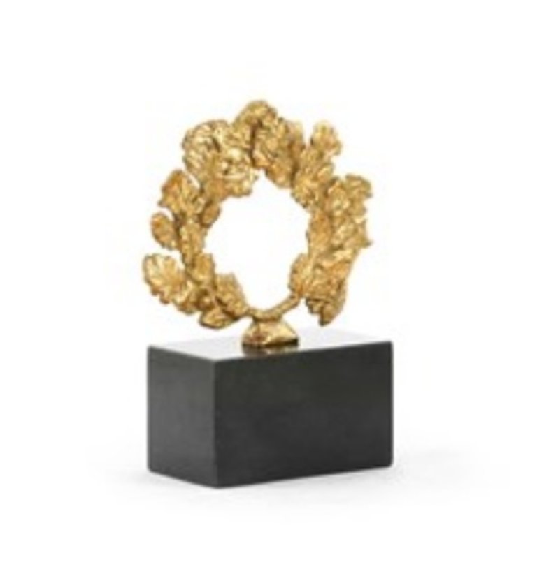 Leaves Statue-Gold