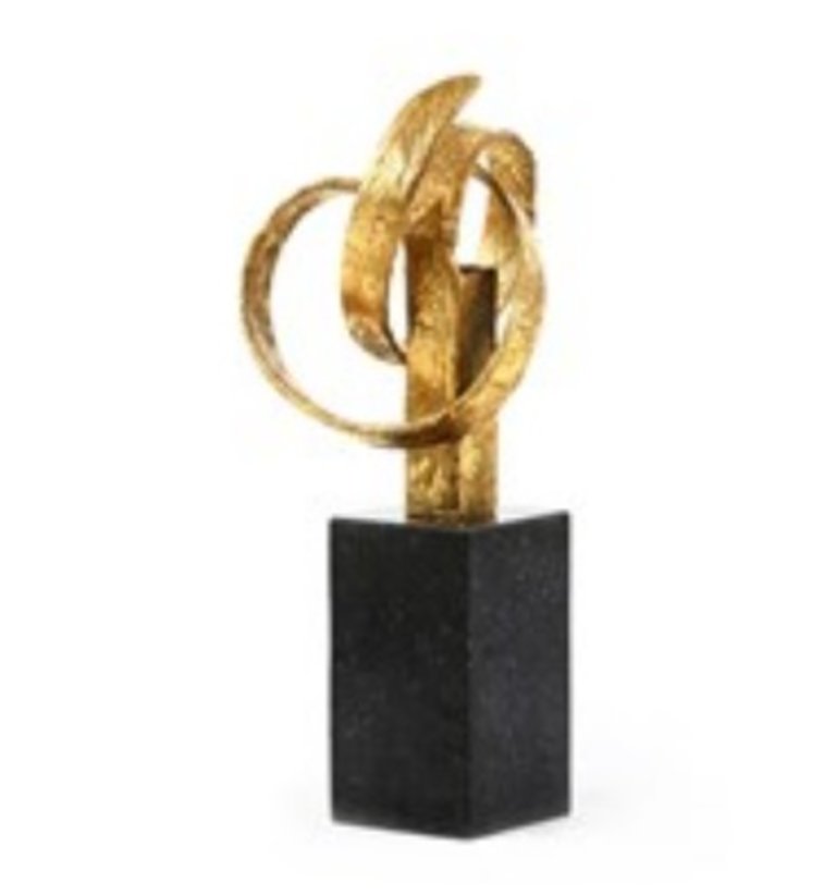 Ribbon Statue Gold