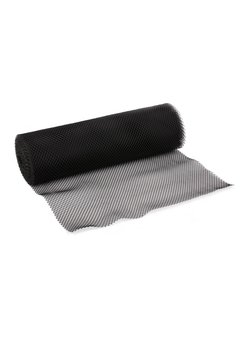 Tablecraft 1218BK Black Rubber 12 x 18 inch Bar Service Mat