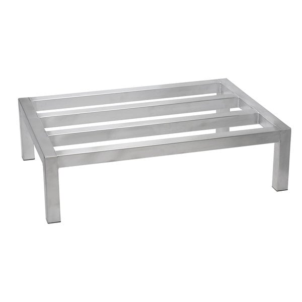 Winco Winco ASDR-1436 Aluminum Dunnage Rack, Tubular, Welded Structure, Holds up to 900 lbs.,14" x 36" x 8"