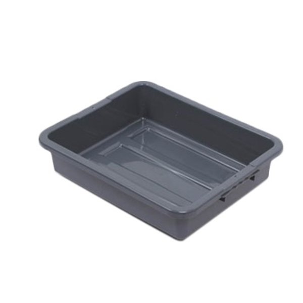 Royal Industries Royal Industries BT-503 Tote/Bus Box, 1 Compartment, Gray, 5"