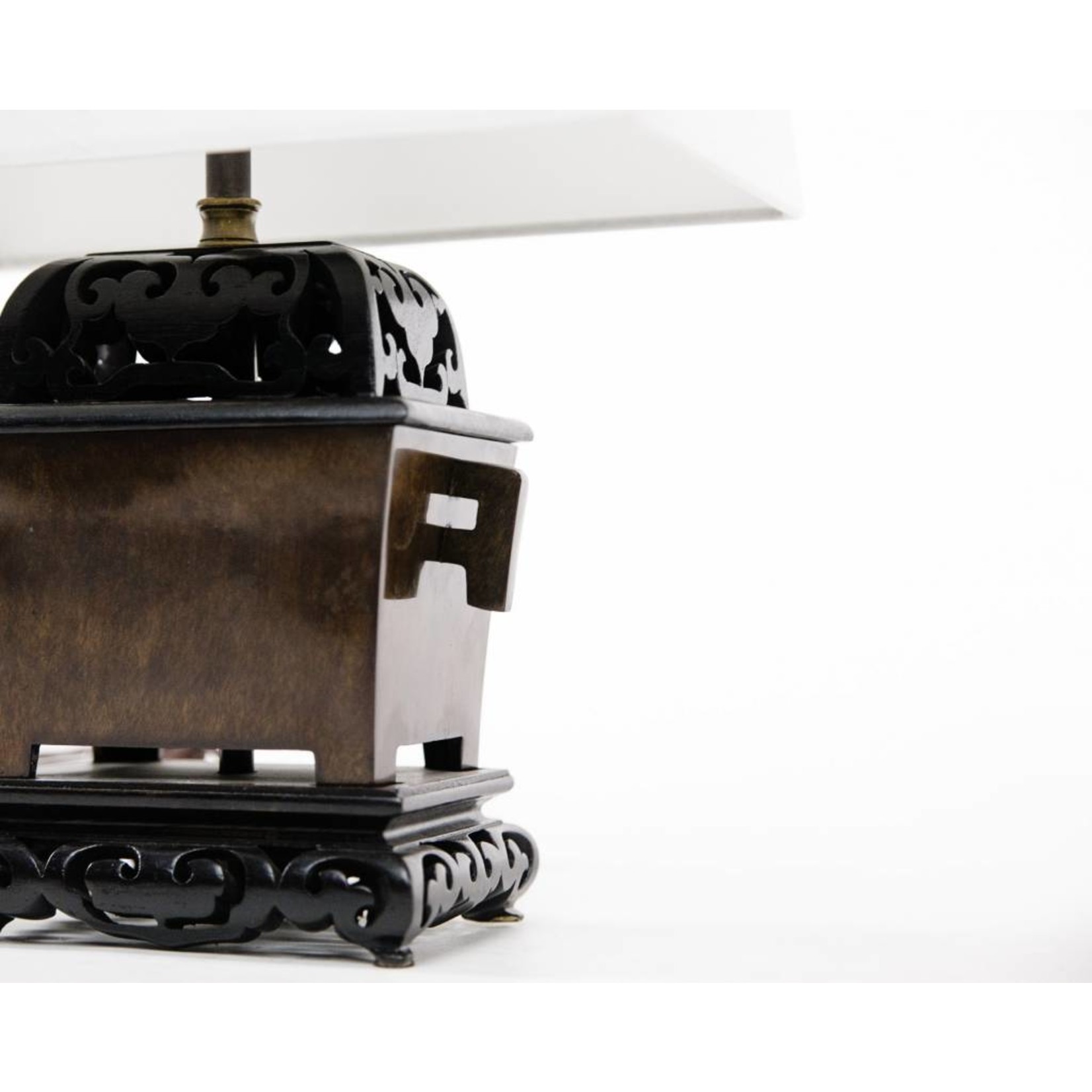 Yoru Brass Incense Burner Table Lamp Lawrence & Scott Lawrence & Scott