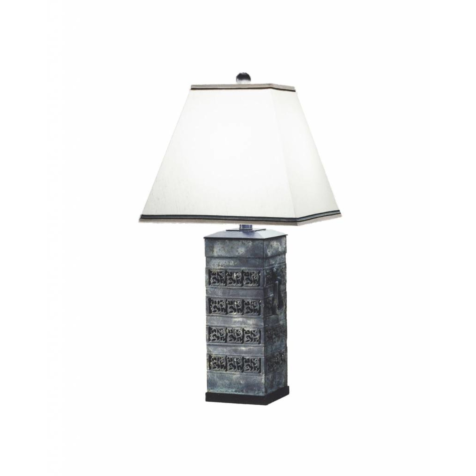 Lawrence & Scott Cleo Table Lamp in Archaic Bronze