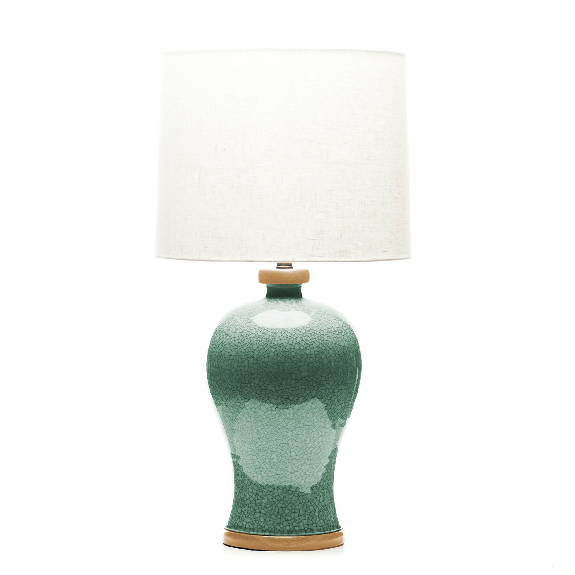 oak table lamp base