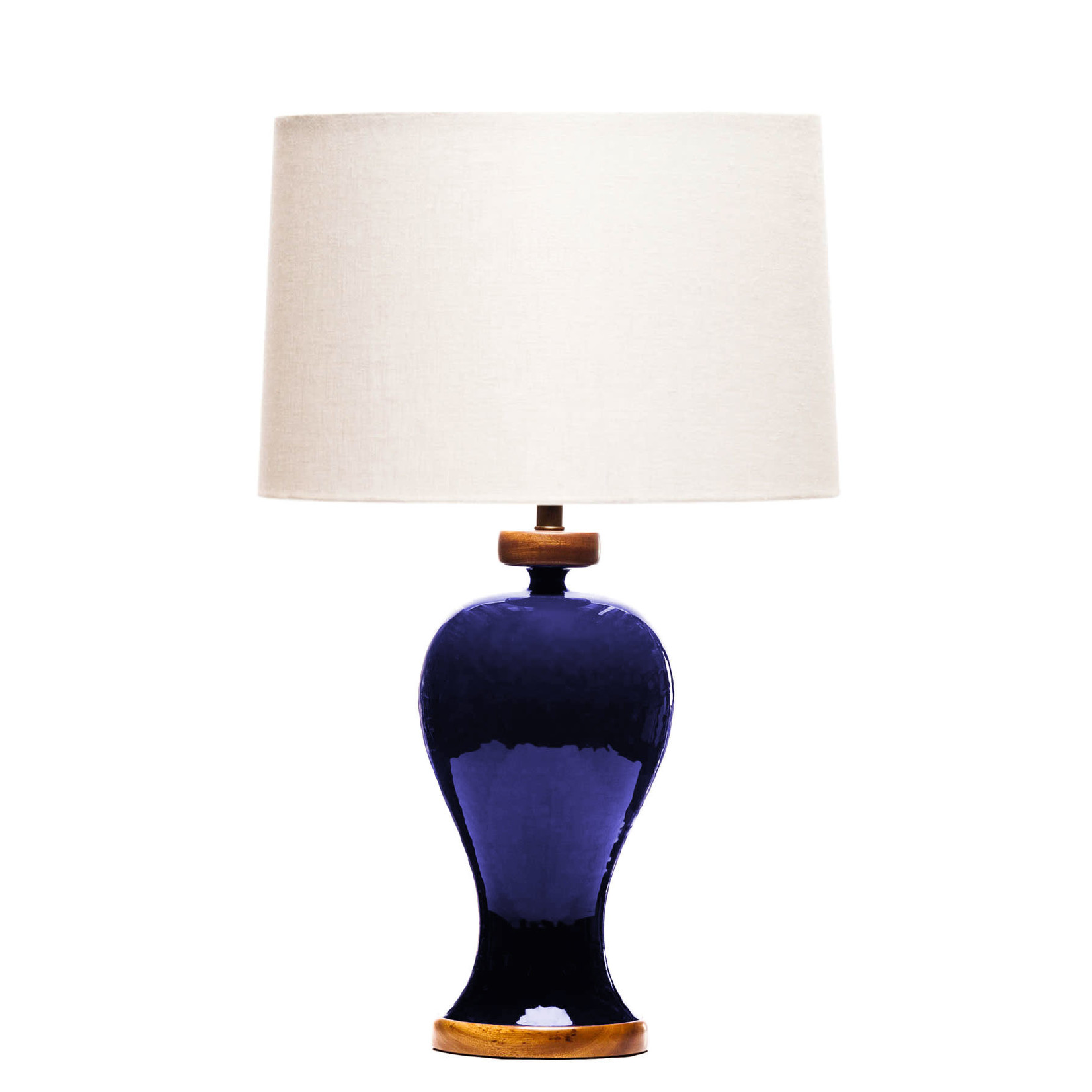 Lawrence & Scott Anita Porcelain Table Lamp in Indigo Blue