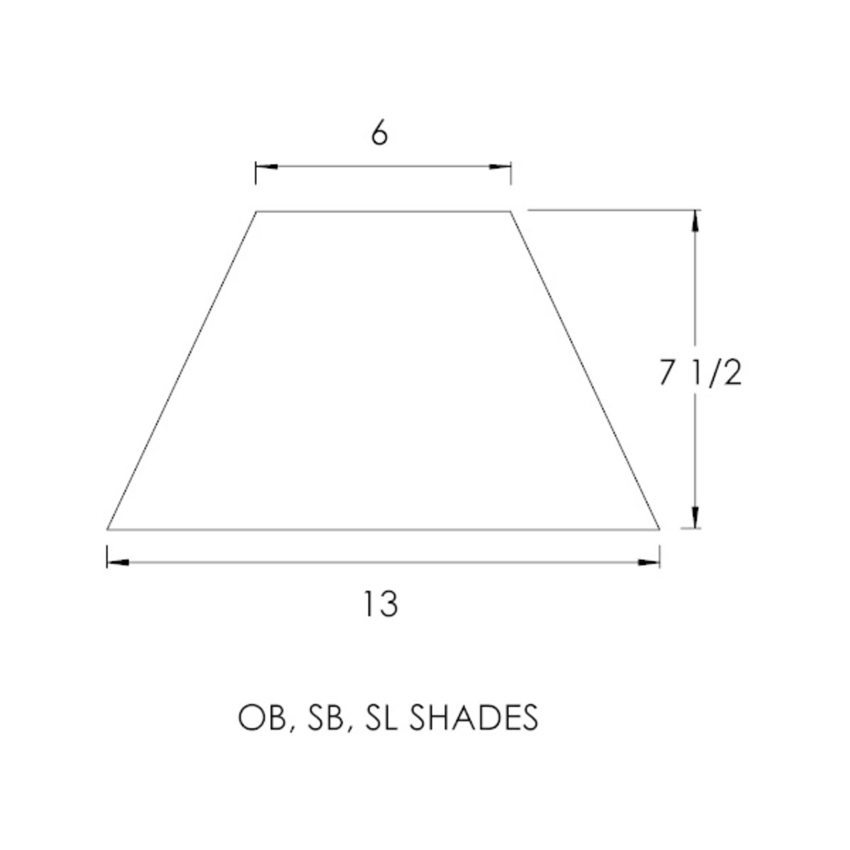 Casella Black Replacement OB Shade - Spider