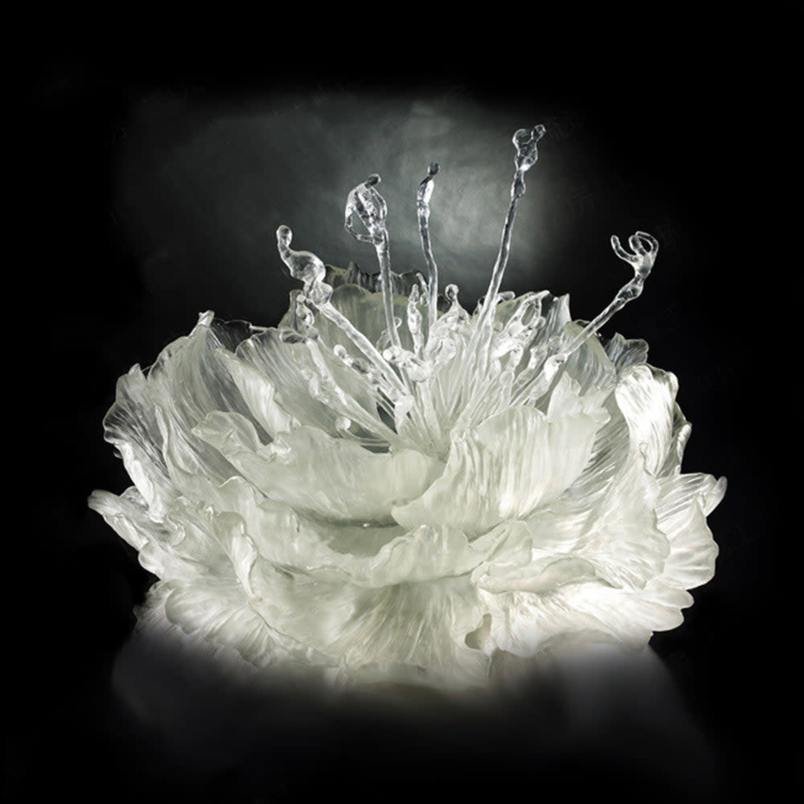 LIULI Crystal Art Crystal Magnolia, World of Beautiful Compassion -  Lawrence & Scott