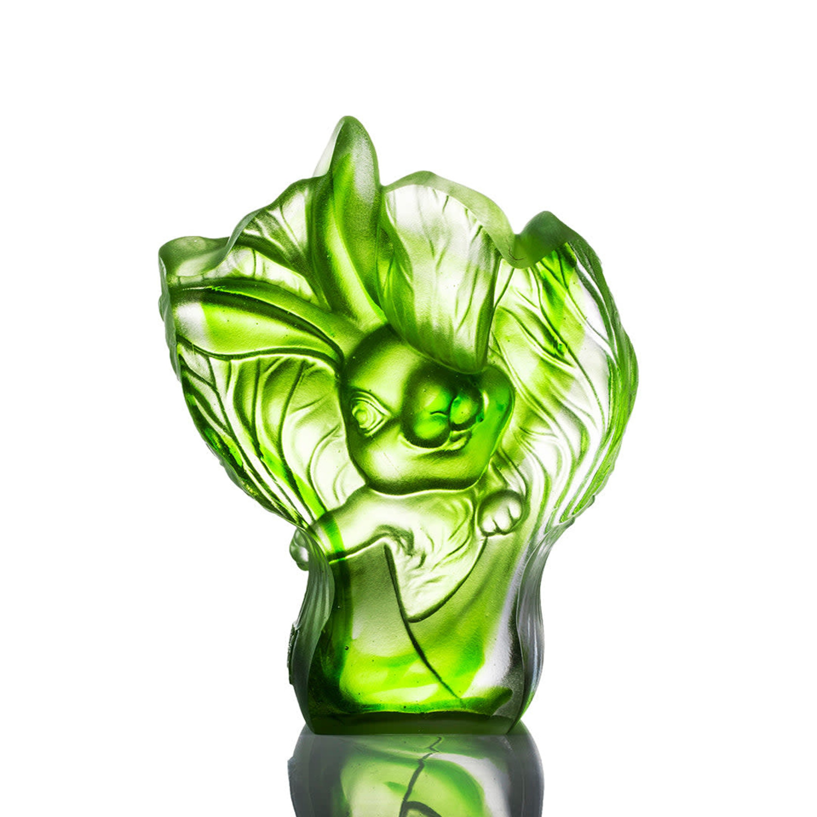LIULI Crystal Art Crystal Rabbit, Year of the Rabbit, "Familiar, Fortuitous"
