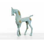 Lawrence & Scott Verdigris Bronze Abstract Horse