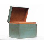 Lawrence & Scott Mystic Blue Regalia Leather Box (18.5")