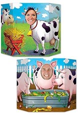 Barnyard Friends 2 Sided Photo Prop