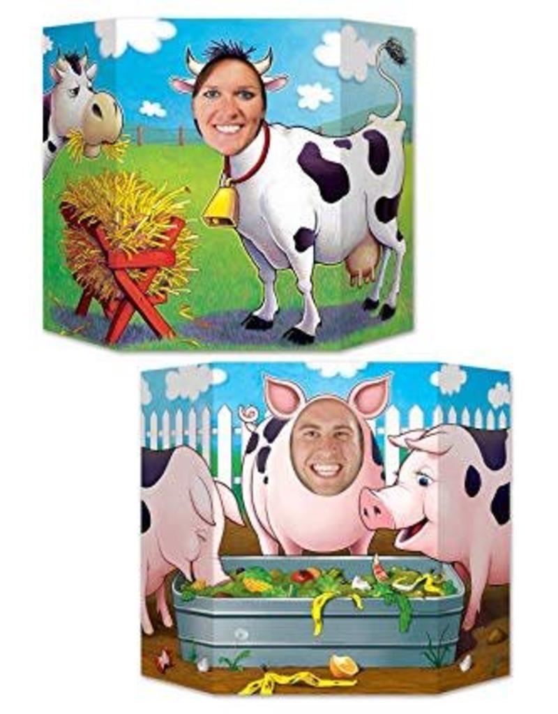 Barnyard Friends 2 Sided Photo Prop