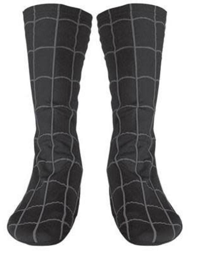 BLACK SPIDER MAN BOOT COVERS