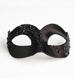 Masquerade Masks Design Eye Mask Asimmetrica - Black